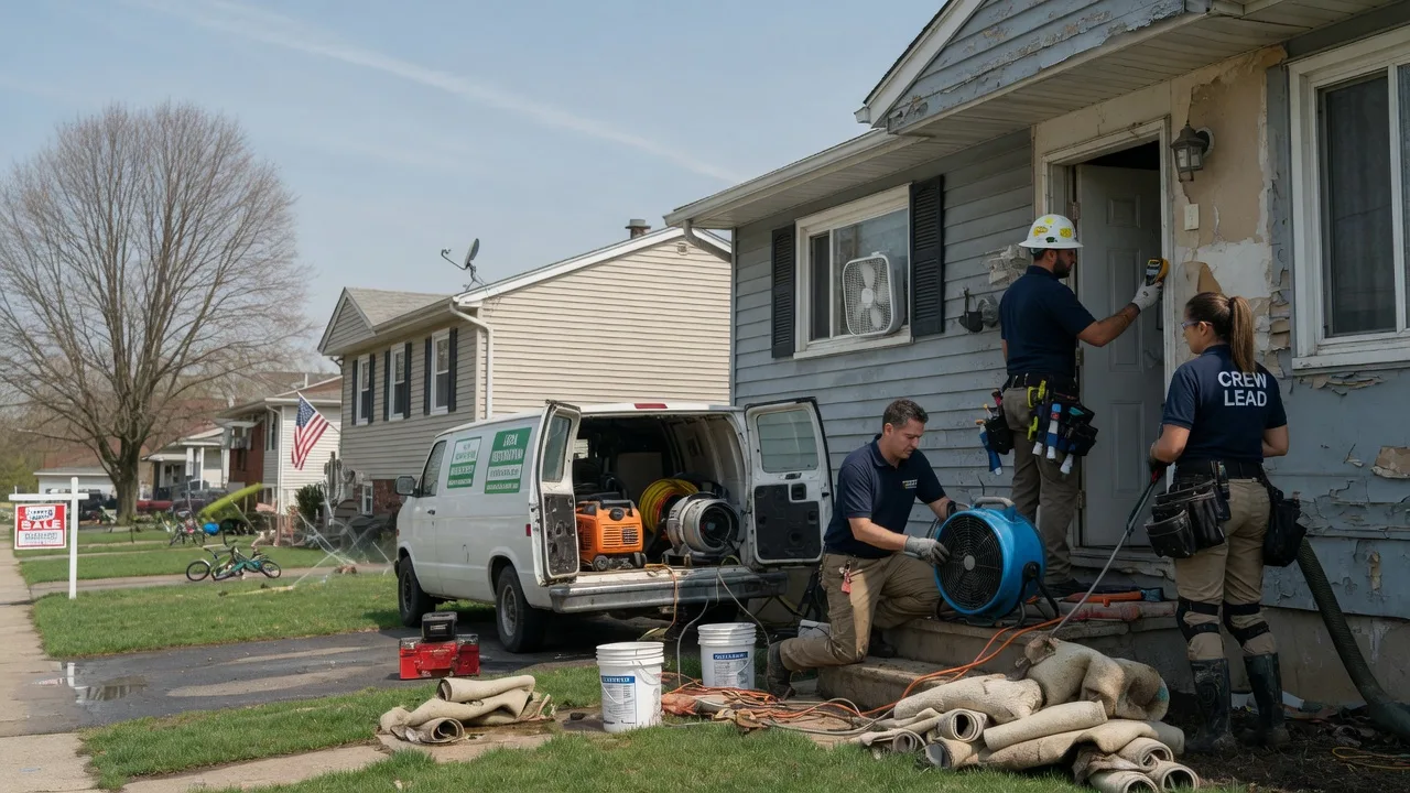 Flood Cleanup in New Wilmington, PA near me